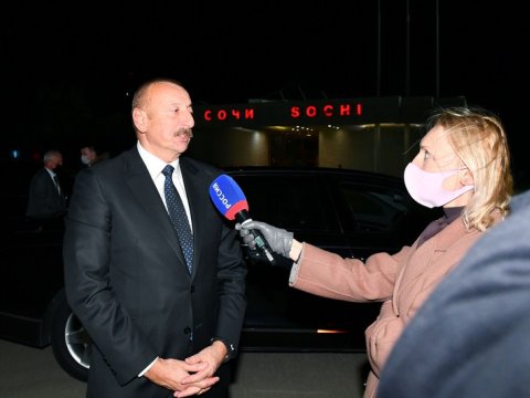 İlham Əliyev “Rossiya-1” telekanalına müsahibə verdi