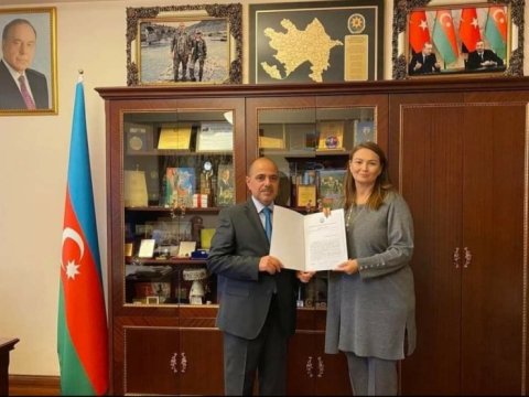 Komitə sədri Mahir Qabiloğlunun 55 yaşını təbrik etdi - FOTO  