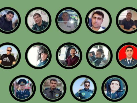 Helikopter qəzasında həlak olanların şəkilləri YAYILDI