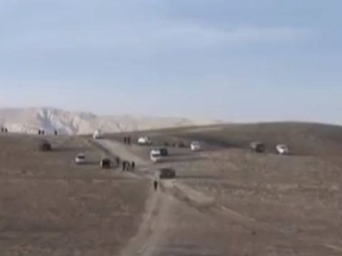 Hərbi helikopterin qəzaya uğradığı yerdən VİDEO