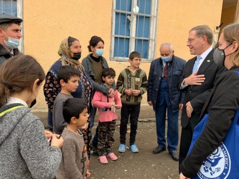 ABŞ səfiri Tərtərdə - FOTO