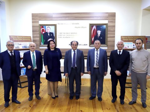 Türkiyəli professorlar Gəncə Dövlət Universitetində