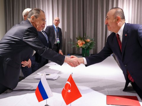 Çavuşoğlu ilə Lavrov GÖRÜŞÜB