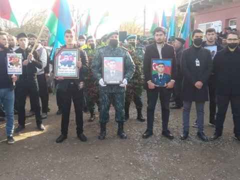 Şəhid pilot Beyləqanda dəfn edilir - FOTO