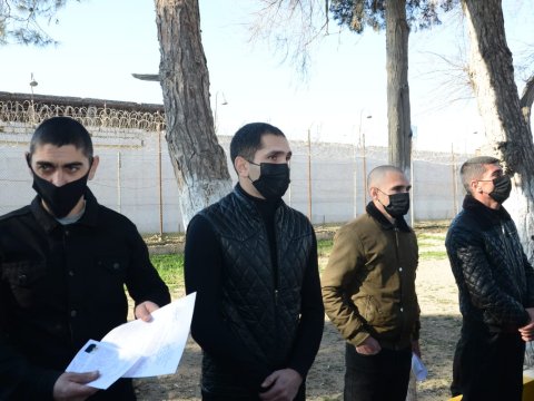 15 saylı cəzaçəkmə müəssisəsində 7 nəfər azadlıqda  