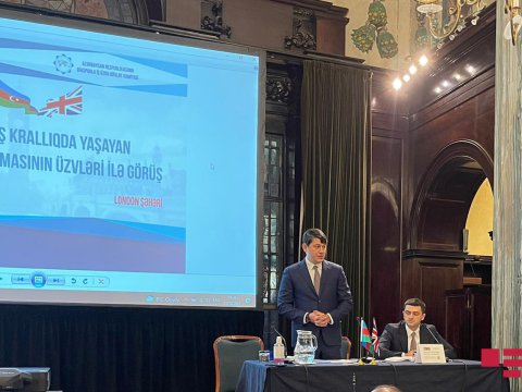 Londondakı Azərbaycan icması ilə görüş - FOTOLAR