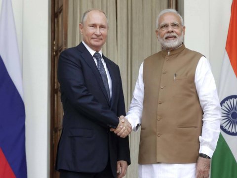 Putin Hindistanda səfərdədir