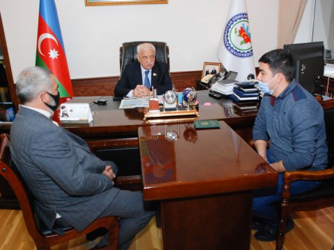 Şəhidin övladları himayəyə götürüldü - FOTO