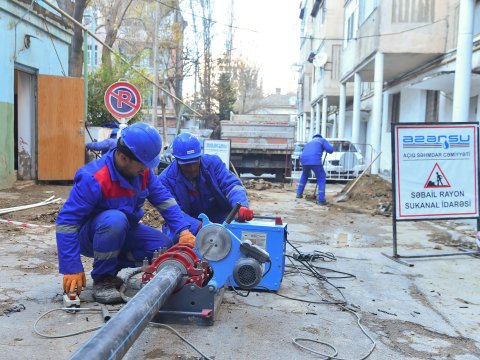 “Azərsu” Səbaildə yeni layihəyə başlayır