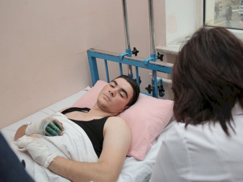 Füzulidə minaya düşən hərbçilərin vəziyyəti açıqlandı - FOTO
