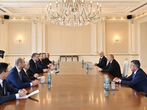 Prezident Həştərxanın qubernatorunu qəbul etdi