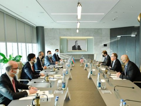 Mikayıl Cabbarov ABŞ səfiri ilə GÖRÜŞDÜ