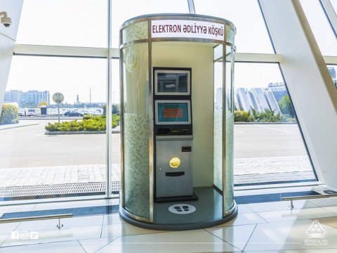 Aeroportdakı “Ədliyyə Köşkü” 24 saat işləyir