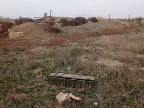 Ağdamda döyüş sursatları aşkarlandı - FOTO