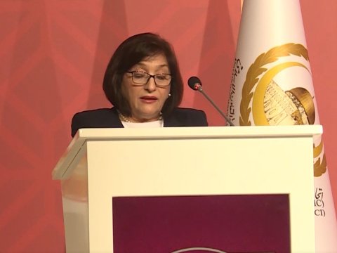 Sahibə Qafarova İƏT Pİ-nin Konfransında çıxış etdi  