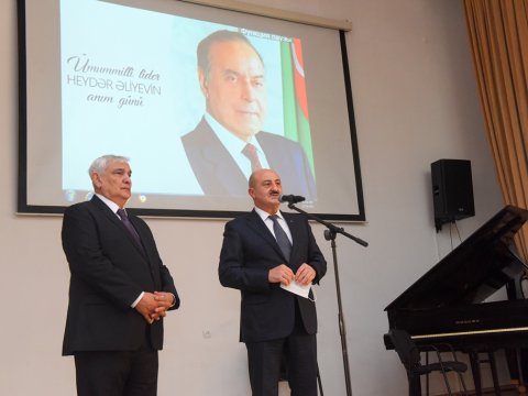 ADU-da Heydər Əliyevin anım günü