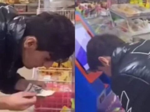 Pula tüpürən Elmira Süleymanovanın qardaşı nəvəsidir