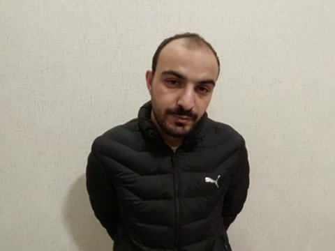 Polisi vurub qaçan şəxs həbs edildi