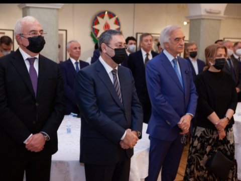Rusiyadakı səfirlikdə Heydər Əliyev anıldı - FOTOLAR