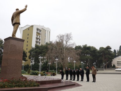 Naftalanda Ulu Öndərin xatirəsi anıldı