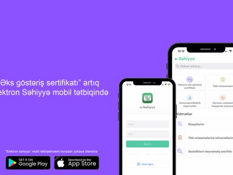 Əks-göstəriş sertifikatı almaq ASANLAŞDI