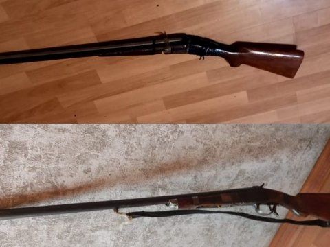 Vətəndaşlardan sənədsiz ov tüfəngləri yığışdırılır