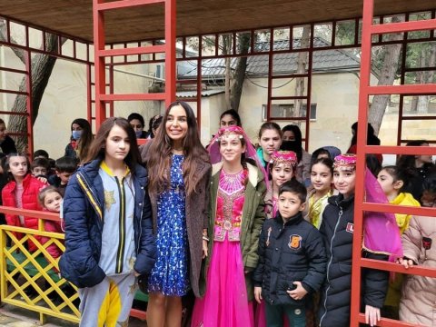 Leyla Əliyeva uşaq evində - FOTOLAR