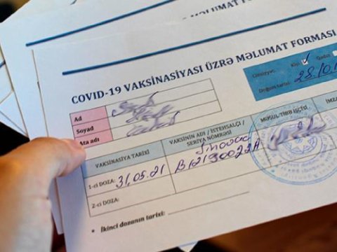 Saxta COVID-19 pasportu satan tibb bacısı SAXLANILDI