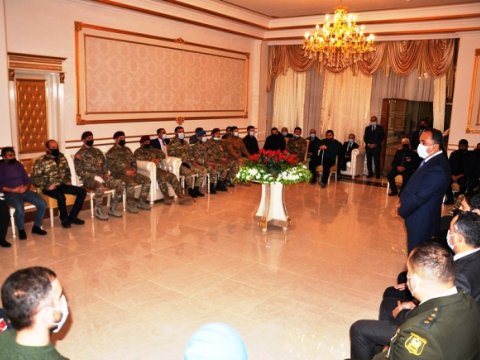 Goranboyda qazilərlə görüş