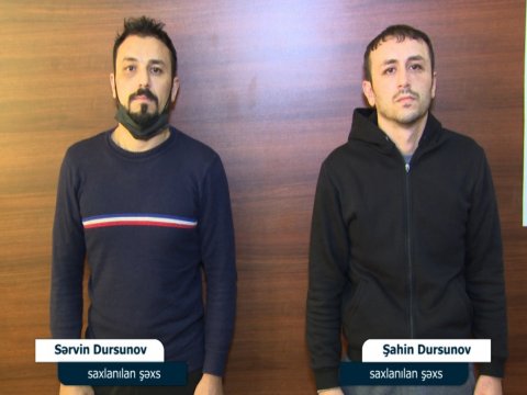 4 evdən oğurluq edən qardaşlar tutulub - VİDEO