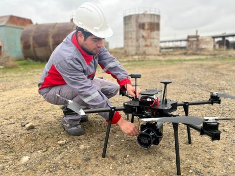 Yeni dronların sınağı keçirildi