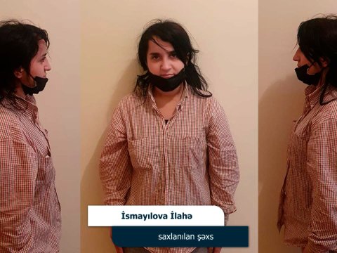 Bakıda qadın narkotacir saxlanılıb - FOTO