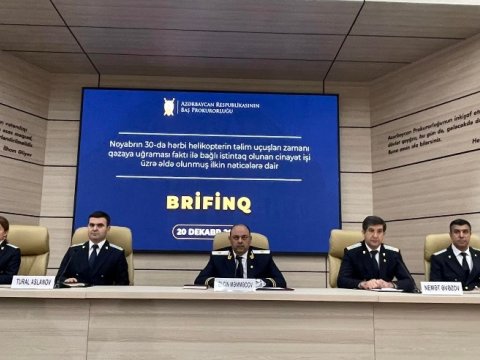 Xızıda qəzaya uğramış helikopterin “qara qutu”su AÇILDI