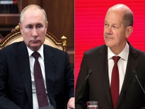 Putin Almaniyanın yeni kansleri ilə danışdı