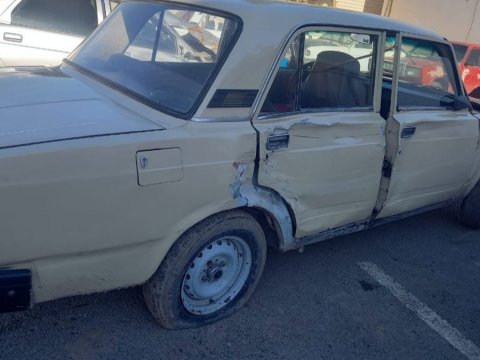 Narkotik çəkib maşın sürərkən qəza törətdi - FOTO