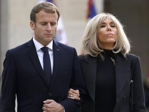 Makronun arvadı cinsini dəyişmiş kişidir? - Birinci ledi QƏZƏBLƏNDİ