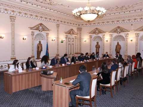 Dövlət Komitəsində diaspor gəncləri ilə görüş - FOTO