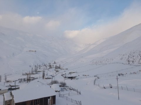 Qubaya qar yağıb - FOTOLAR