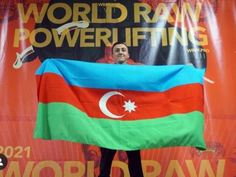 Gömrükçü idmançımız dünya rekorduna imza atdı - FOTOLAR