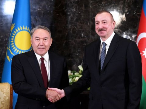 Nazarbayevdən İlham Əliyevə təbrik...
