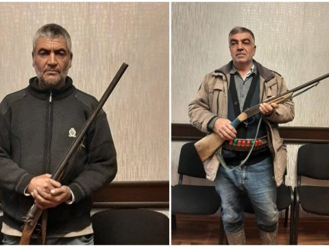 Sənədsiz tüfənglərlə ov edənlər SAXLANILDI
