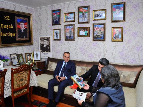 Naftalanda Şəhid ailələri ziyarət olunur