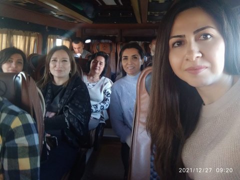 Jurnalistlər Şuşaya getdilər - FOTOLAR