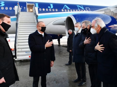 İlham Əliyev Rusiyaya GETDİ