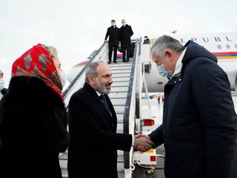 Paşinyan da Rusiyaya getdi  