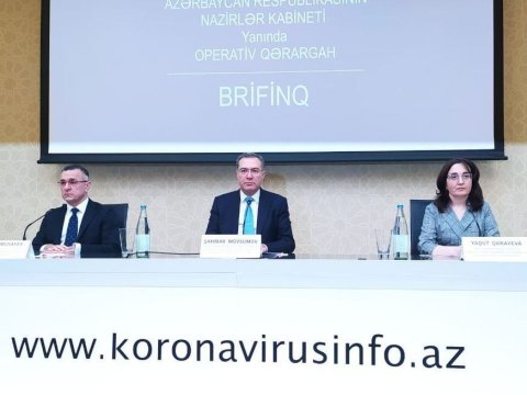 Operativ Qərargahın brifinqi keçirilir