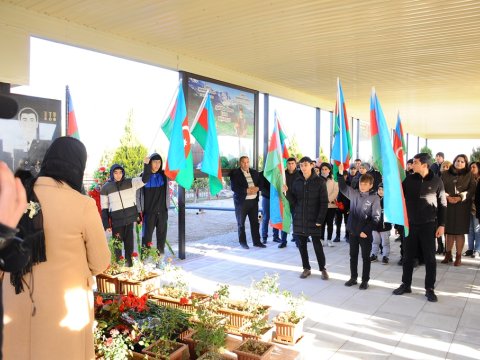 Naftalanda Şəhid Bəxtiyar Aslanovun xatirəsi anılıb