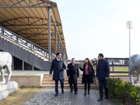Fərid Qayıbov Binə Atçılıq Mərkəzində