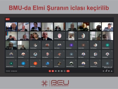 BMU-da Elmi Şuranın iclası keçirilib