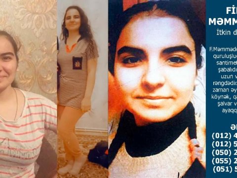 Bakıda 19 yaşlı qız itkin düşüb